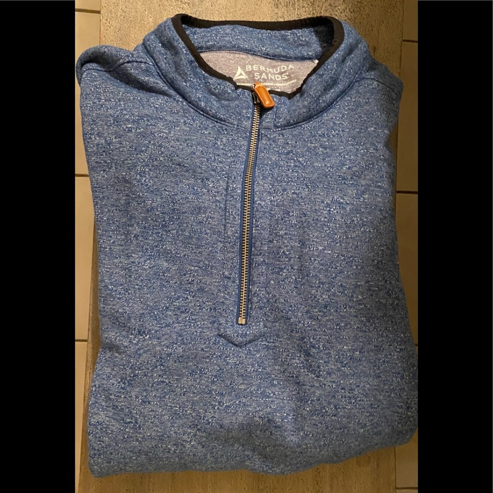 Quarter-Zip Fleece Pullover Atlantic National logo